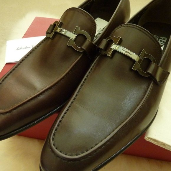 $780 Salvatore Ferragamo \'Loris\' Loafer 8D (Brown) main image 4